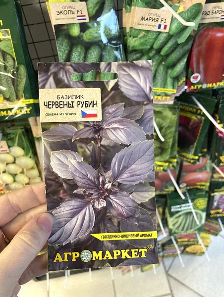 Базилик Червены рубин